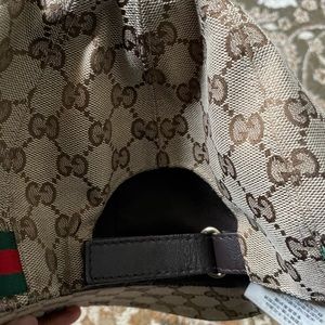 Original GG canvas baseball hat with Web